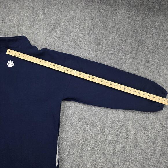 Vintage Penn State Sweatshirt Mens XL Blue 1/4 Zip Russell Athletic Pullover USA - Picture 7 of 16